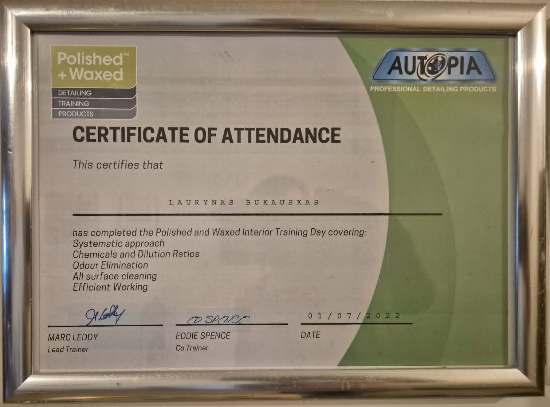 Autopia — Interior Detailing Trained